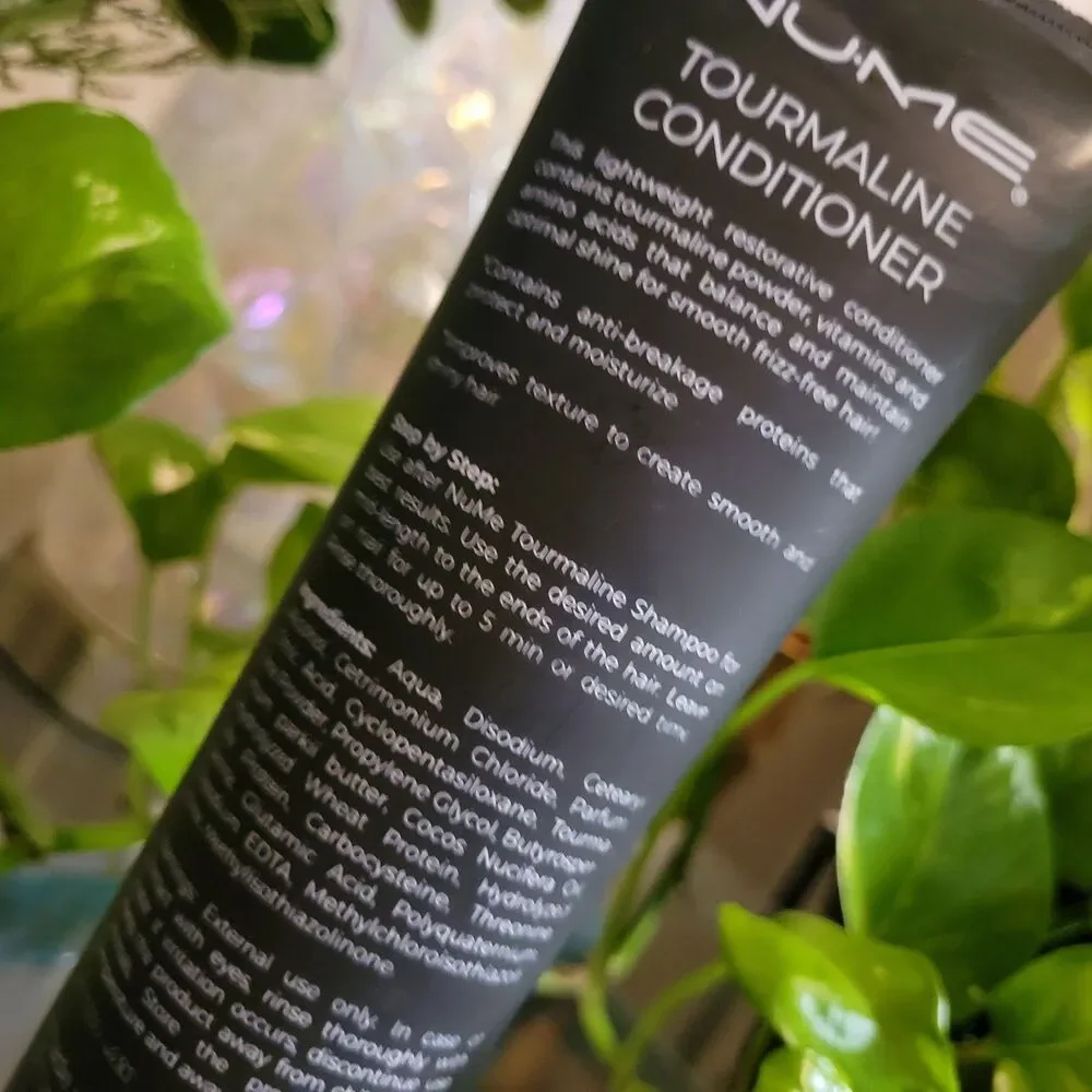 NuMe Vegan Tourmaline Conditioner Brazilian Vitamin Minerals Repairing Dry Hair